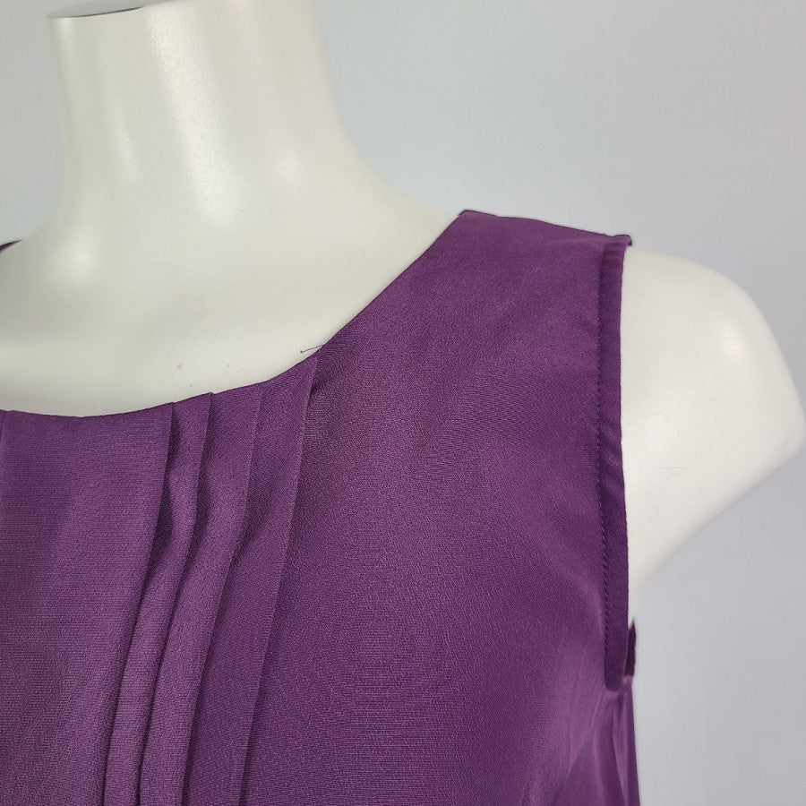 Merona Purple Sleeveless Top Size S