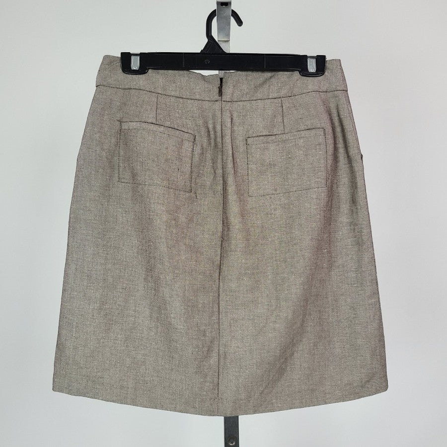 Mexx Brown Tweed Skirt Size 6