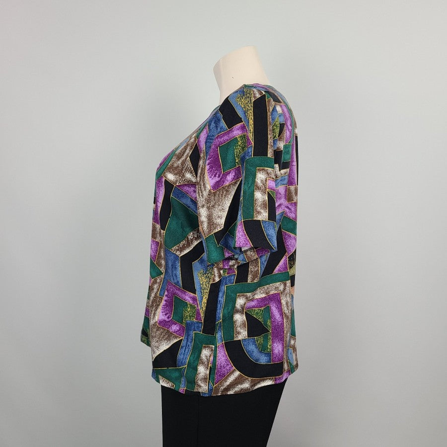 Vintage Image Graphic Print Top Size 24W