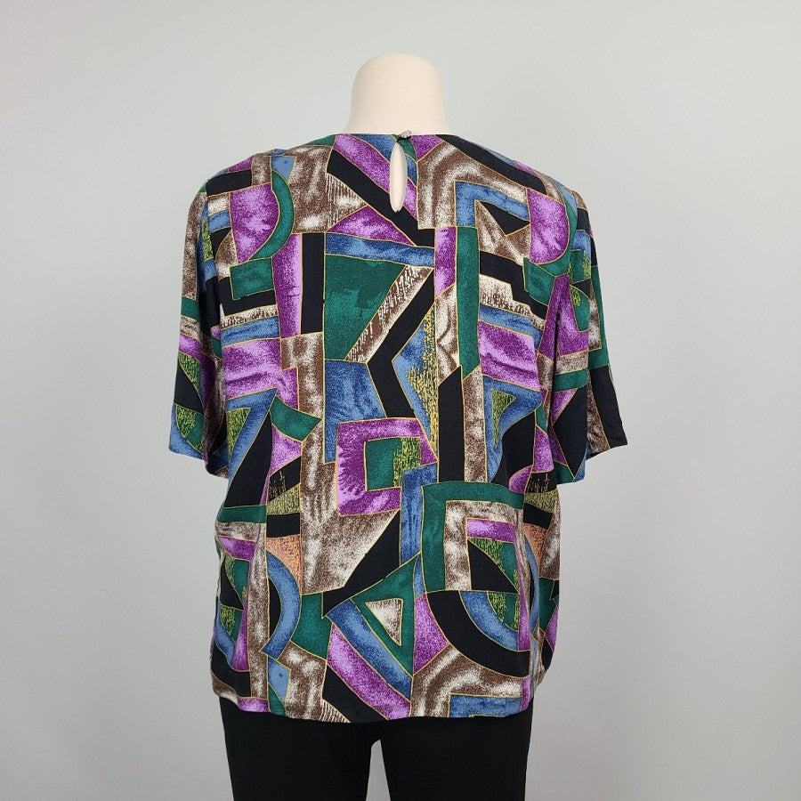 Vintage Image Graphic Print Top Size 24W