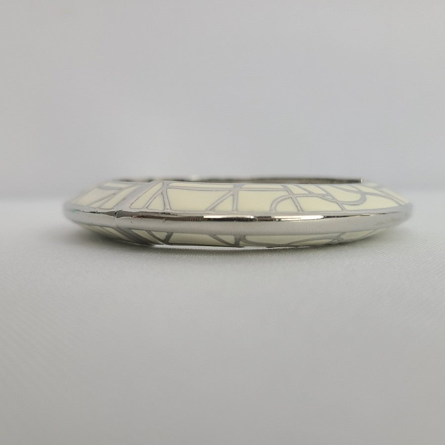 Lia Sophia Cream & Silver Stretch Bracelet