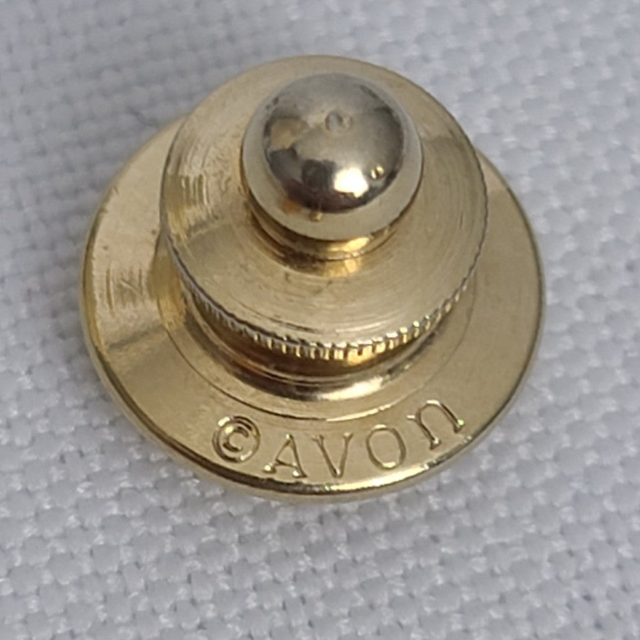 Avon Pear Fruit Gold Tone Pin Brooch