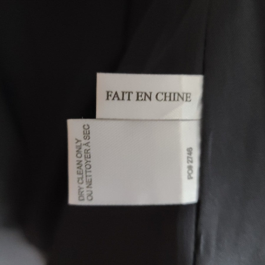 Grey Notched Collar One Button Blazer Size S
