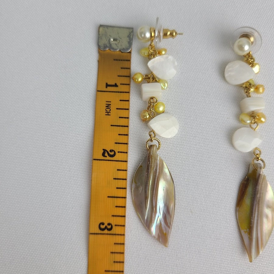 Fifth Avenue Collection Gold Tone Seashell Pendant Necklace & Earrings
