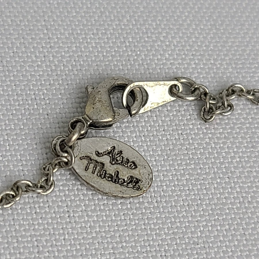 Alisa Michelle Silver Tone Hopeful Faith Bird Charm Pendant Necklace