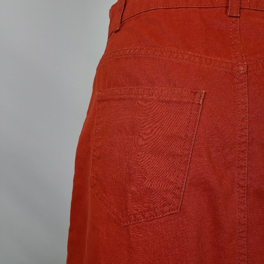 BDG Urban Outfitters Orange Denim Skirt Size M