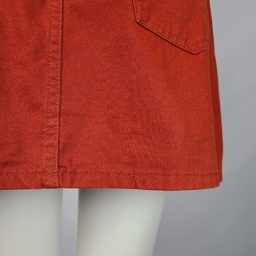 BDG Urban Outfitters Orange Denim Skirt Size M