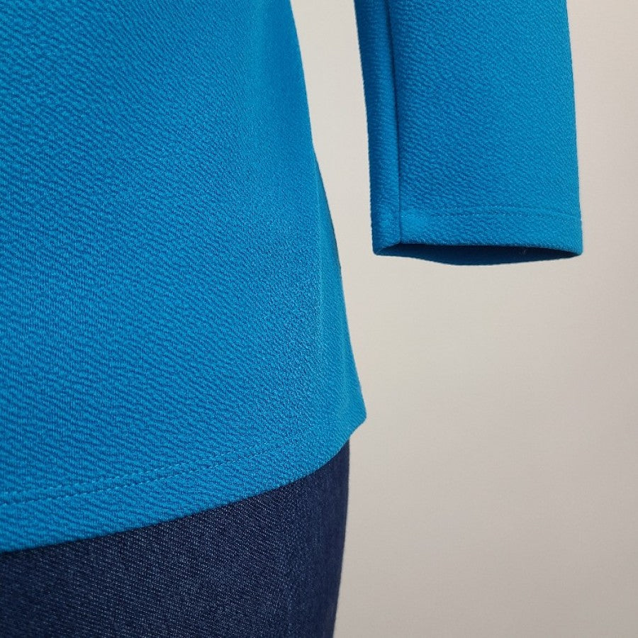 Calvin Klein Blue Cut Out Top Size S/M