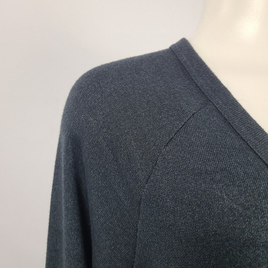 Billa Bong Grey Knit Crossover Soft Top Size M