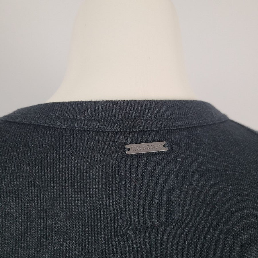 Billa Bong Grey Knit Crossover Soft Top Size M