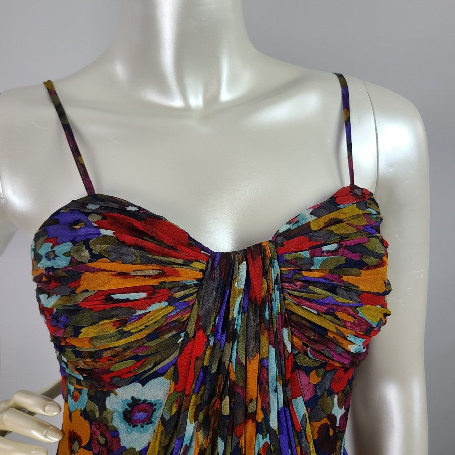 Jill Stuart Silk Flower Mini Dress Size 2