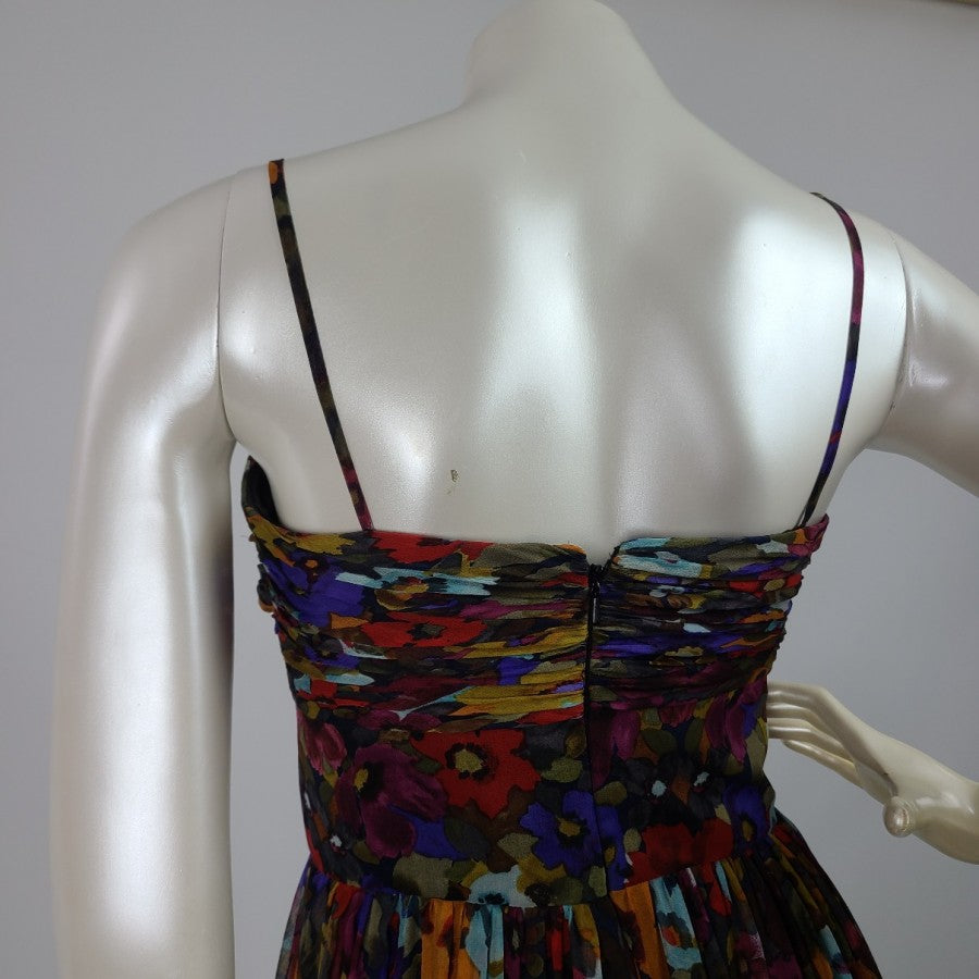 Jill Stuart Silk Flower Mini Dress Size 2