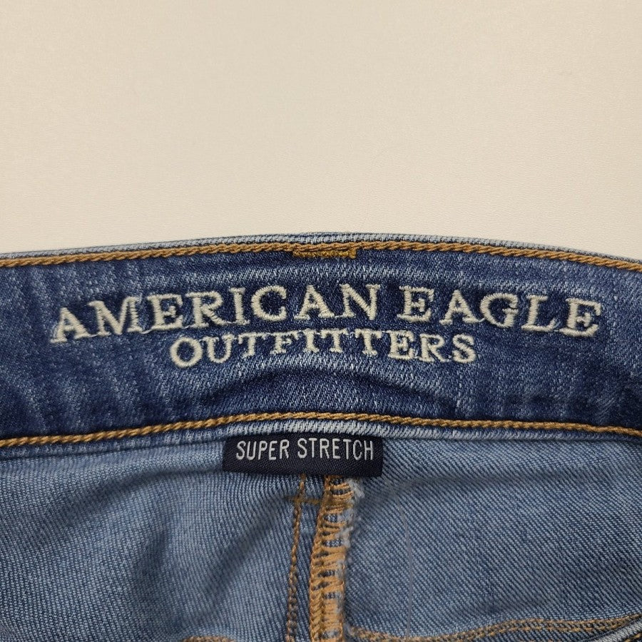 American Eagle Outfitters Super Stretch Jegging Distressed Ankle Jeans Size 4