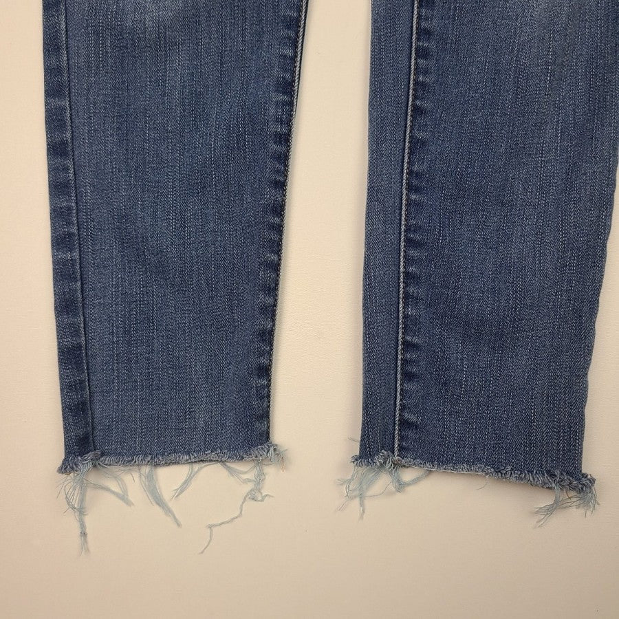 American Eagle Outfitters Super Stretch Jegging Distressed Ankle Jeans Size 4