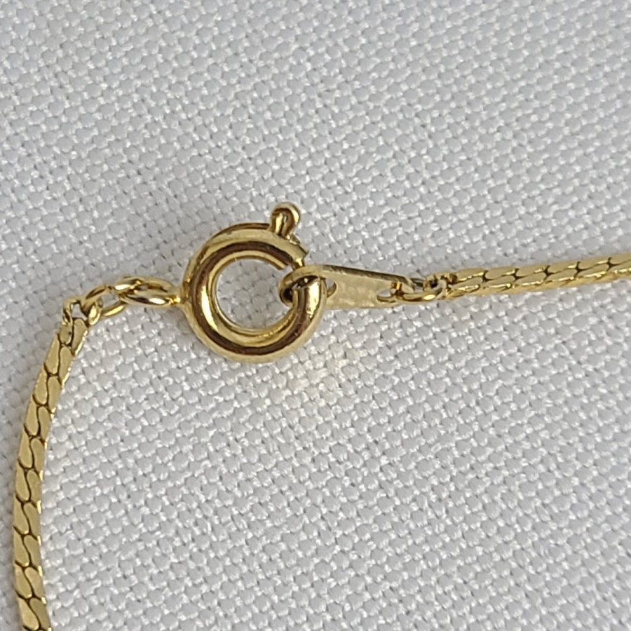 Vintage Asian Carriage Gold Pendant Necklace