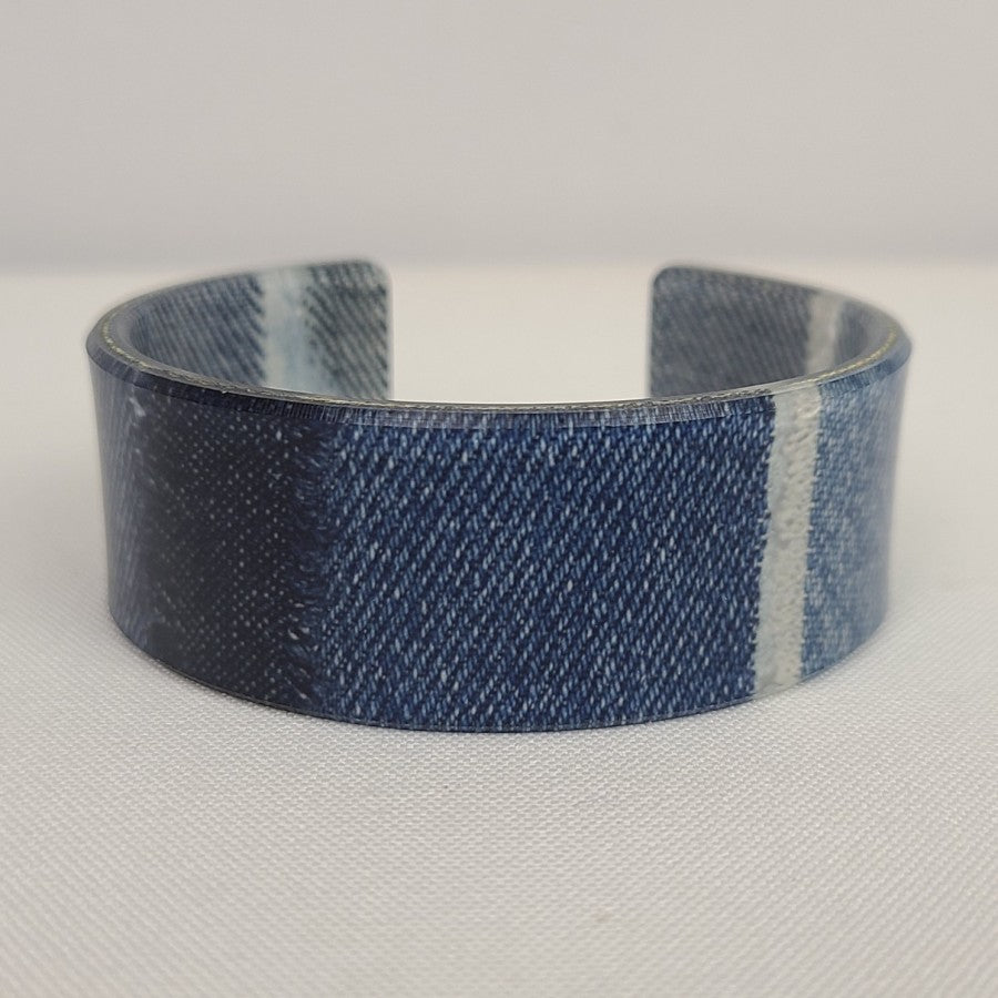 Color By Amber Denim Blue Cuff Bracelet