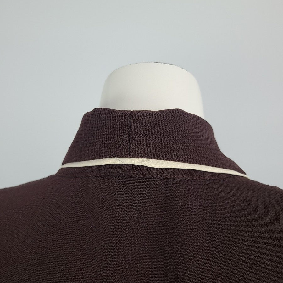 Vintage Puccini Brown Button Up Jacket Size M
