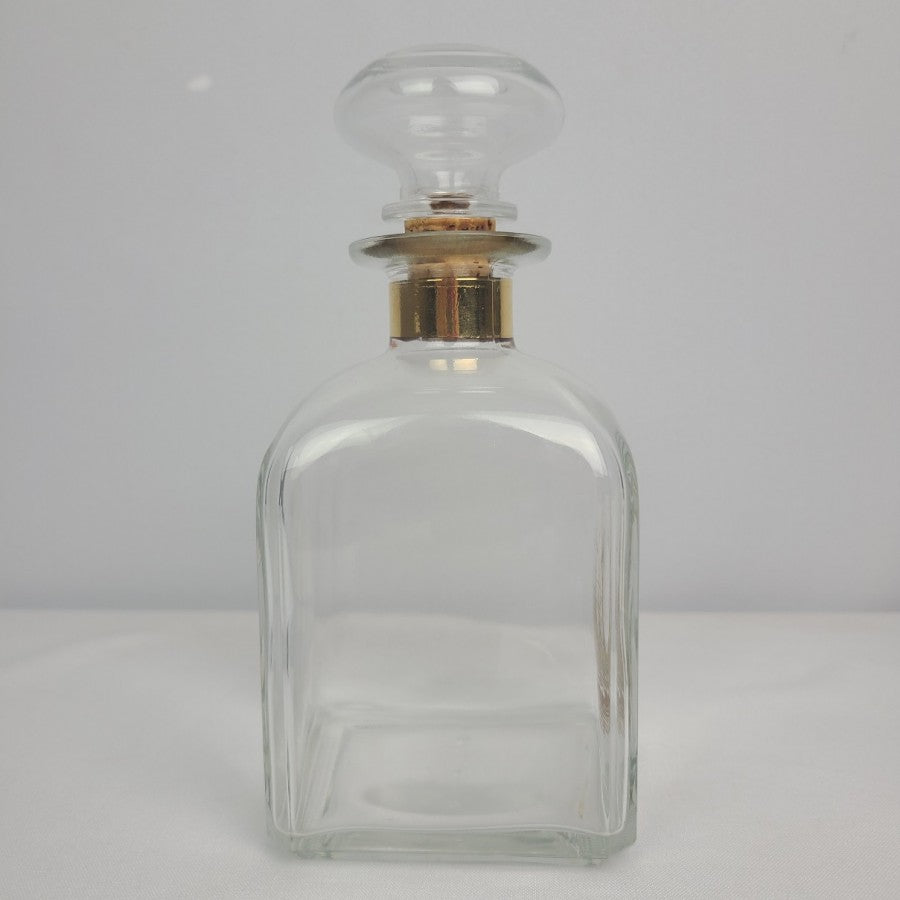 Vintage Italy Sailing Ship 22Kt Gold Gild Decanter & Glasses Set