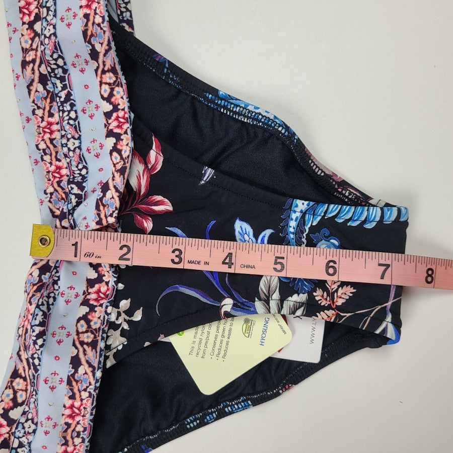 Sea Folly Floral Print Tankini Swim Suit Size 8