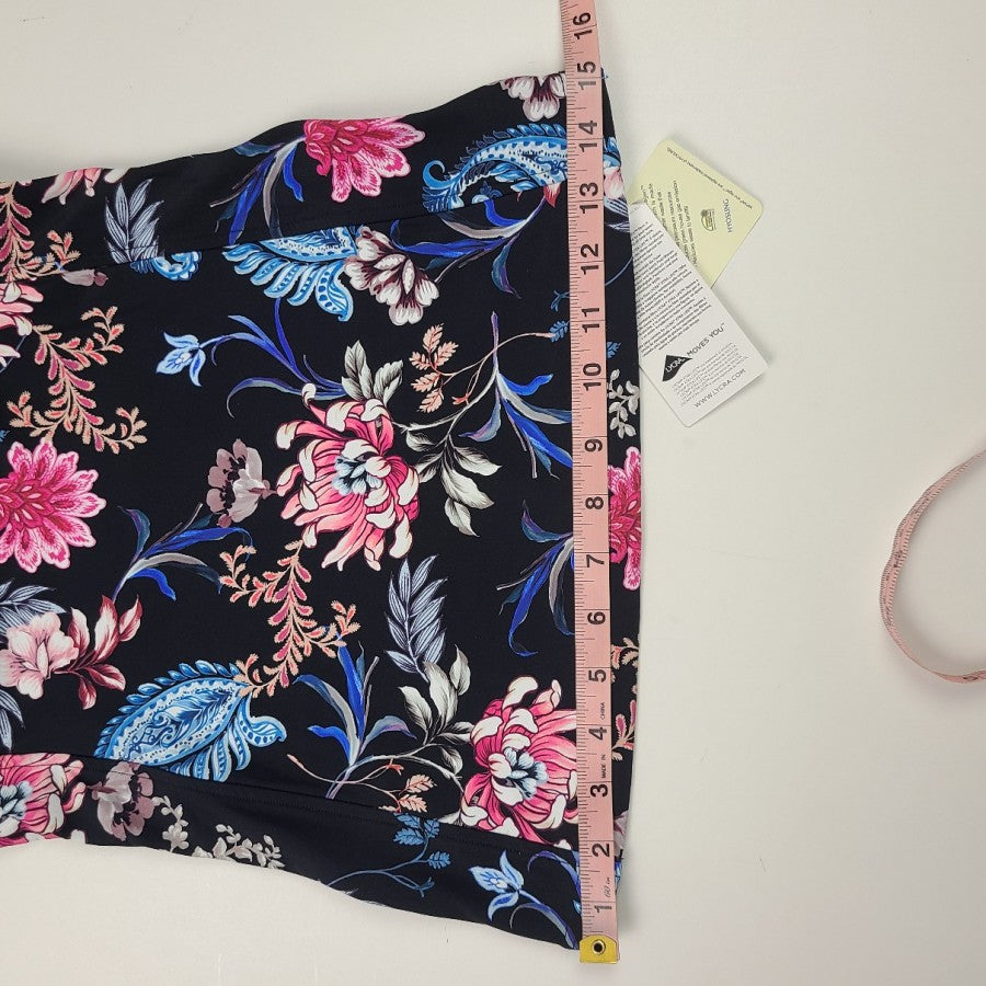 Sea Folly Floral Print Tankini Swim Suit Size 8