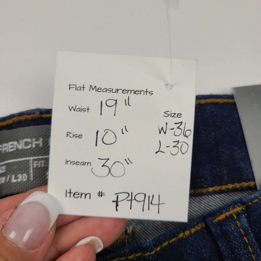 French Connection Dark Denim Slim Fit Size 6
