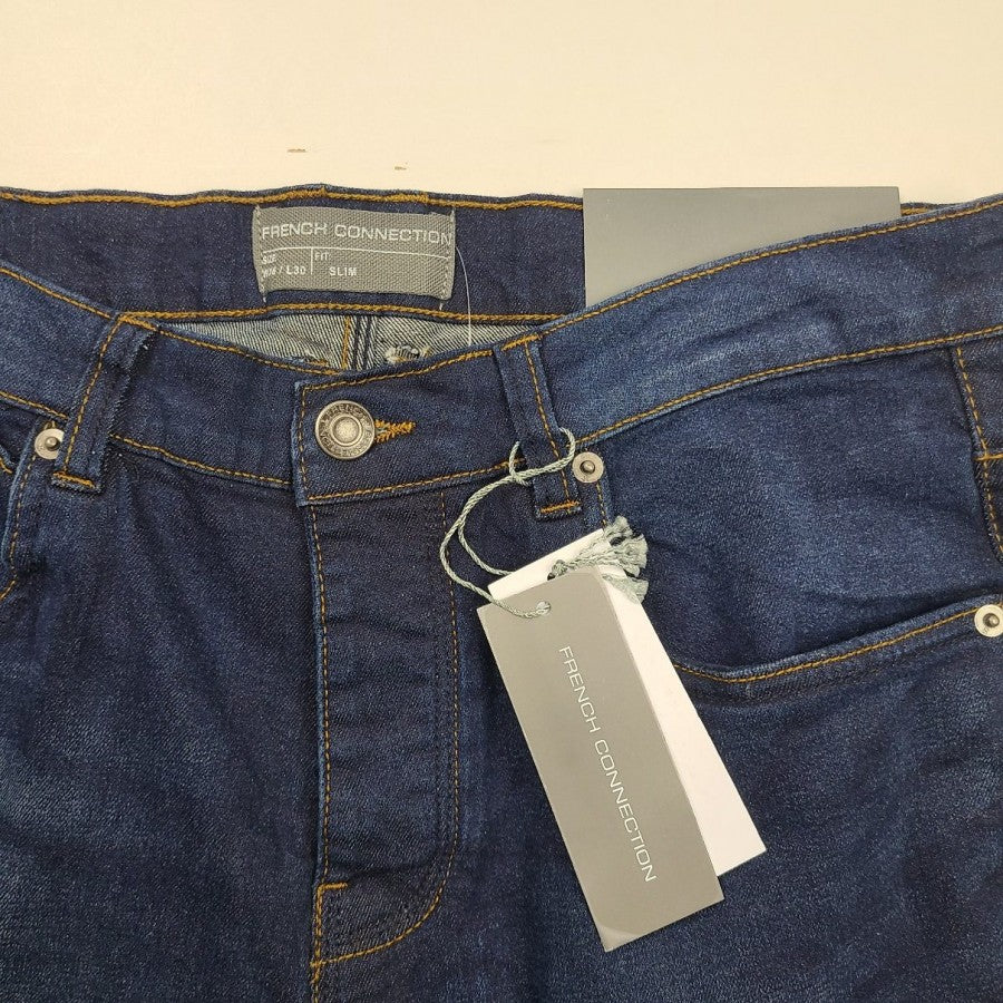 French Connection Dark Denim Slim Fit Size 6