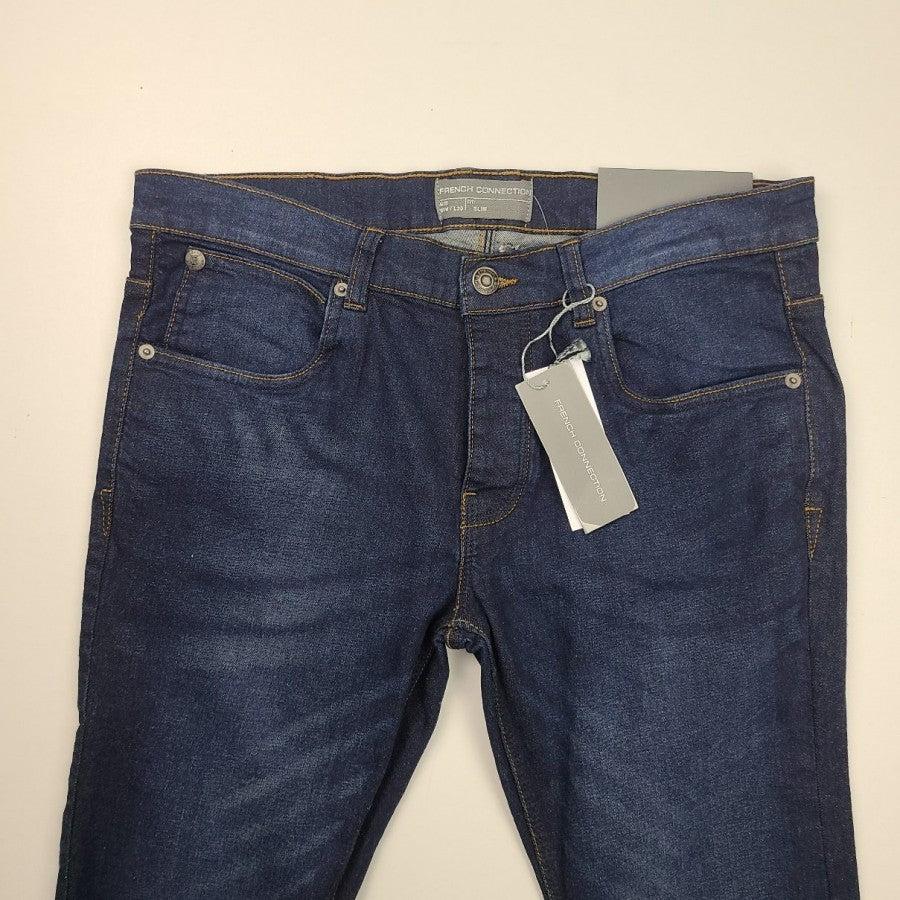 French Connection Dark Denim Slim Fit Size 6