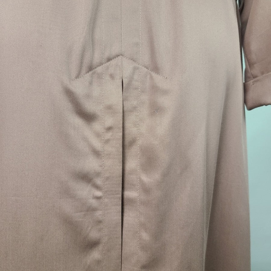 asos Pink Long Trench Coat Size 26