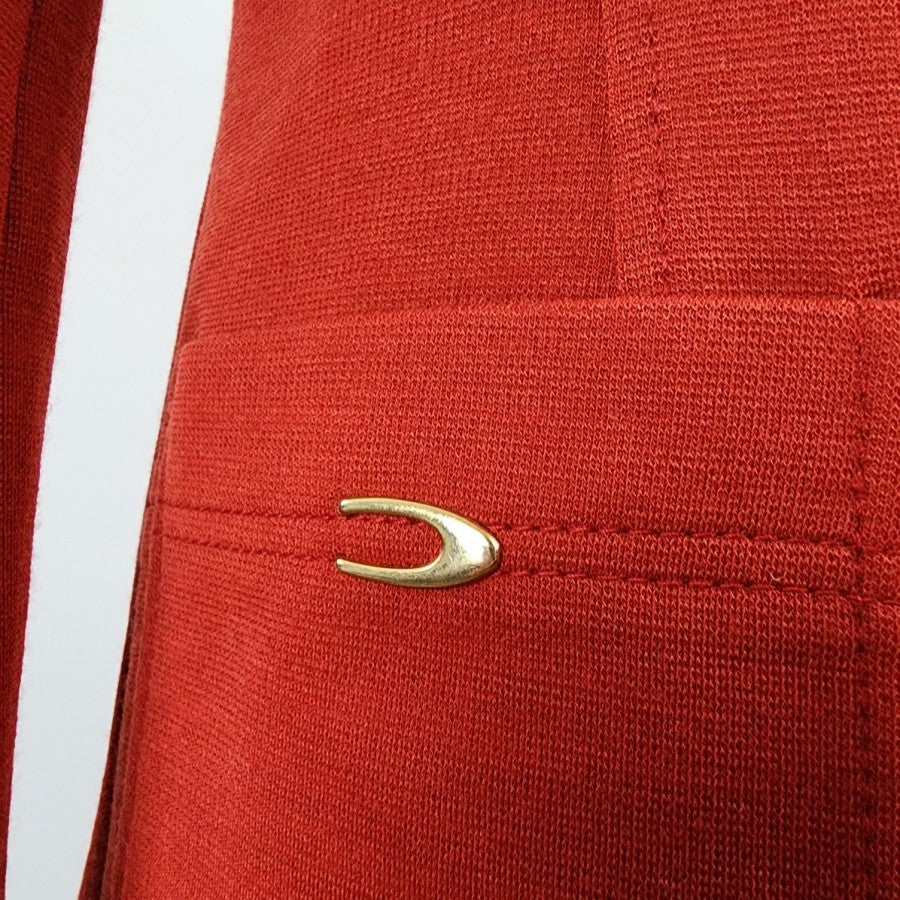 Vintage Tan Jay Orange Wool Blazer Jacket Size M