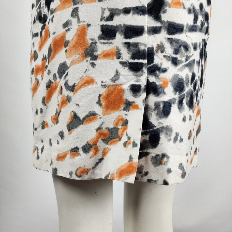 Andrea Jovine Black Tye Dye Shift Dress Size 4