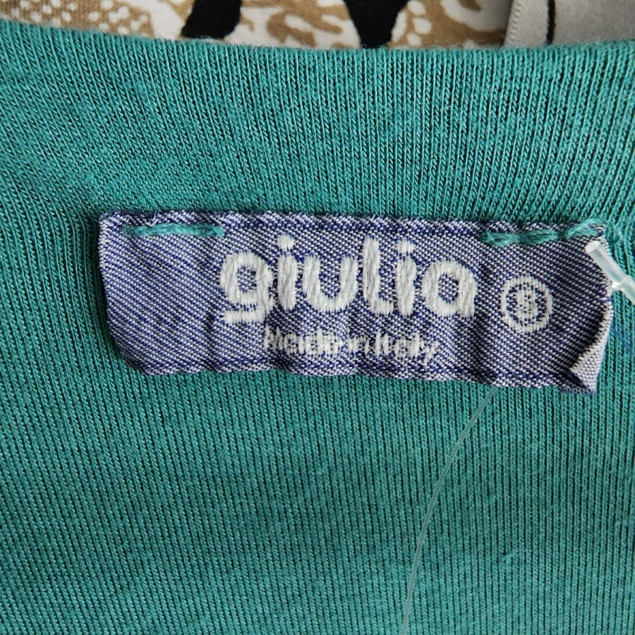 Giuli Green Silk Long Sleeve Mini Dress Size S