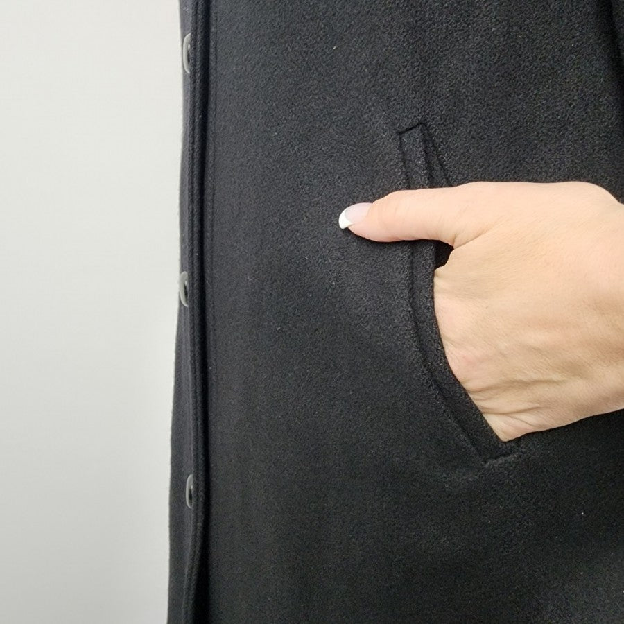 Vintage 80s Komitor Color Block Wool Button Up Jacket Size L/XL