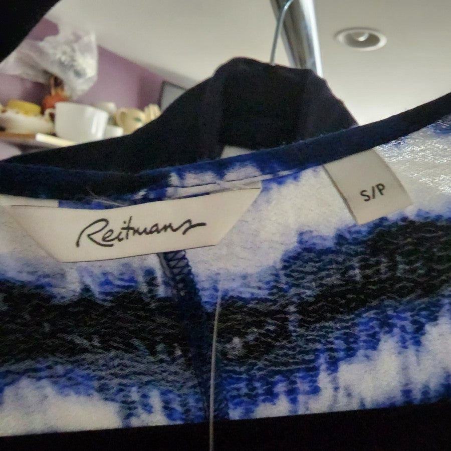 Reitmans Blue Tye Dye Long Cardigan Size S/M
