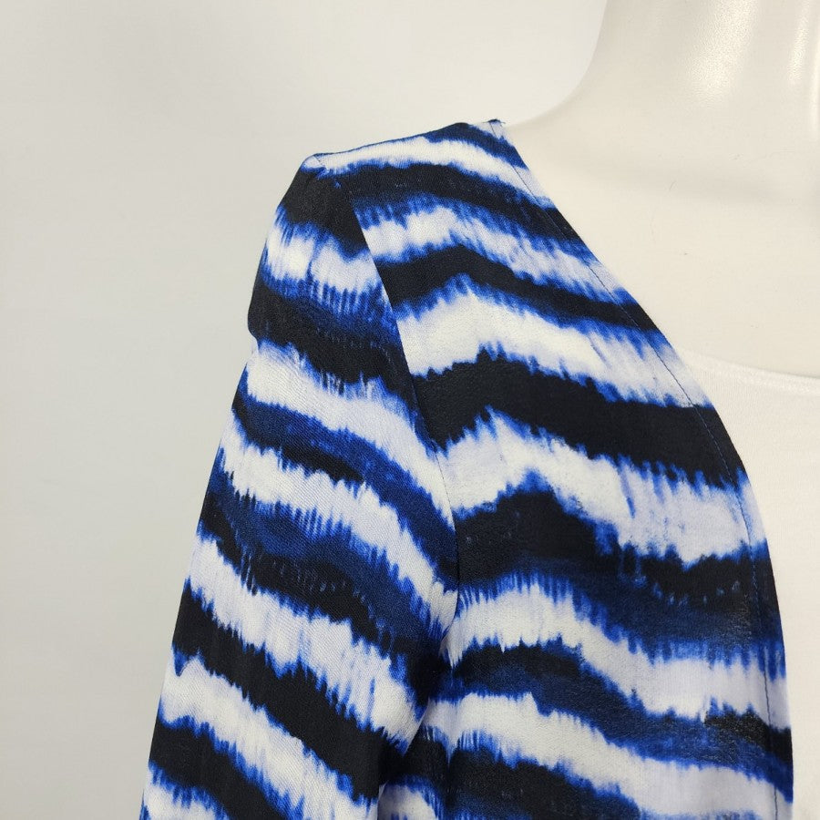 Reitmans Blue Tye Dye Long Cardigan Size S/M
