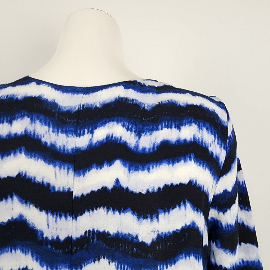 Reitmans Blue Tye Dye Long Cardigan Size S/M