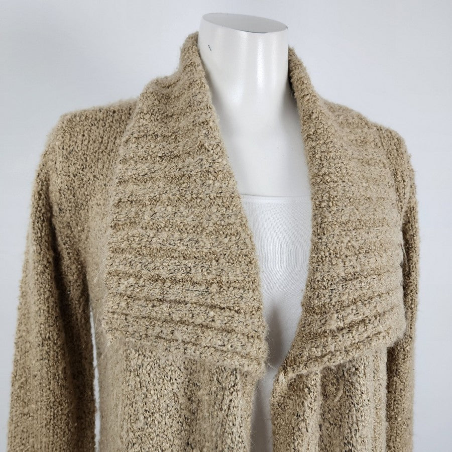 Coupe Collection Tan Knit Cardigan Size M