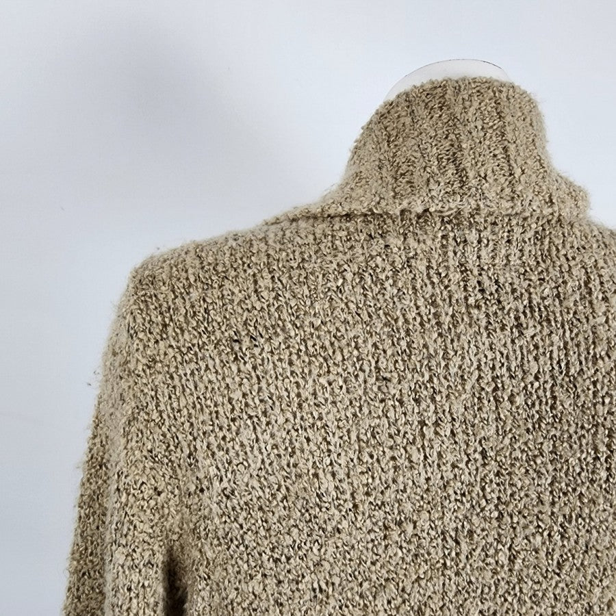 Coupe Collection Tan Knit Cardigan Size M