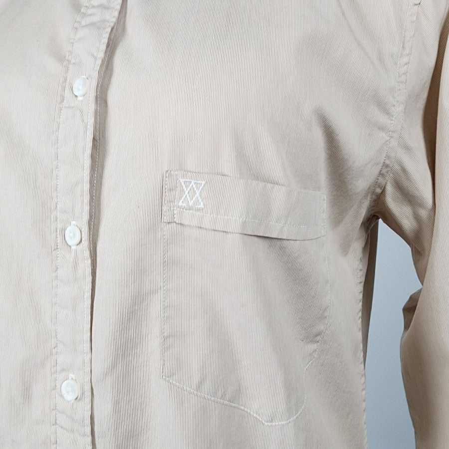 Talula Boyfriend Fit Cotton Button Up Blouse Size S