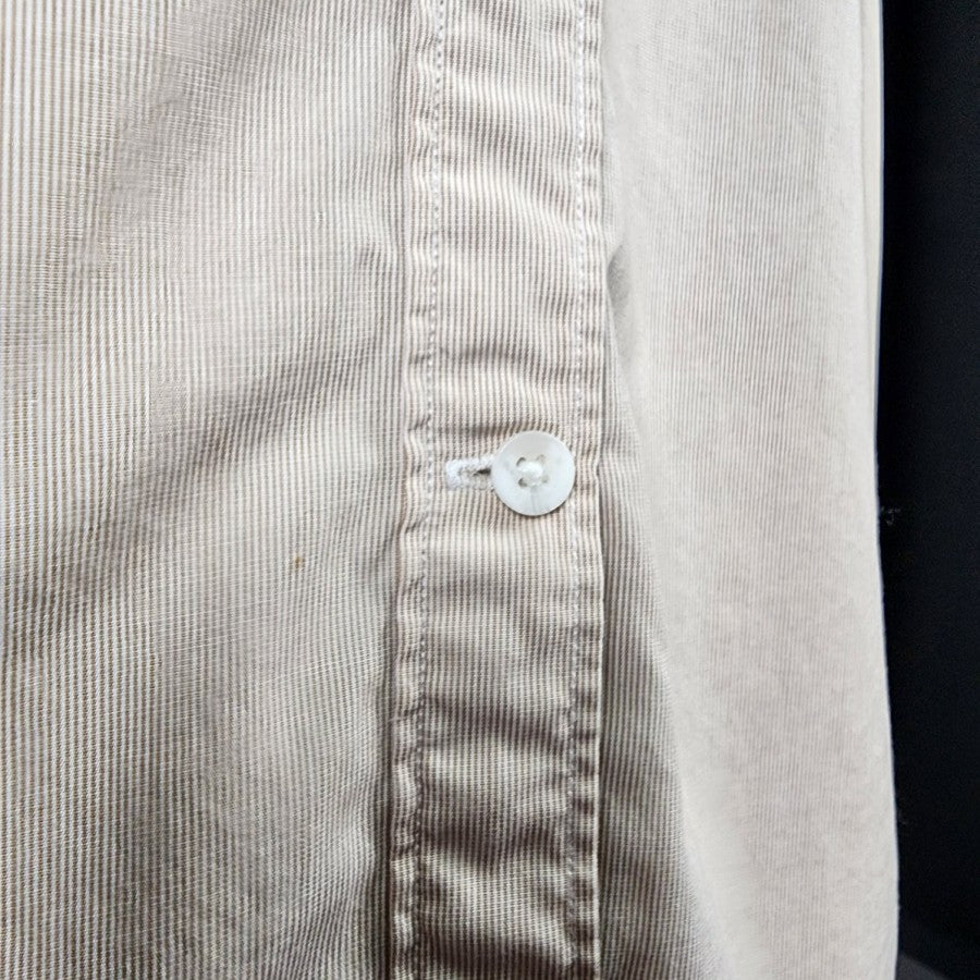 Talula Boyfriend Fit Cotton Button Up Blouse Size S