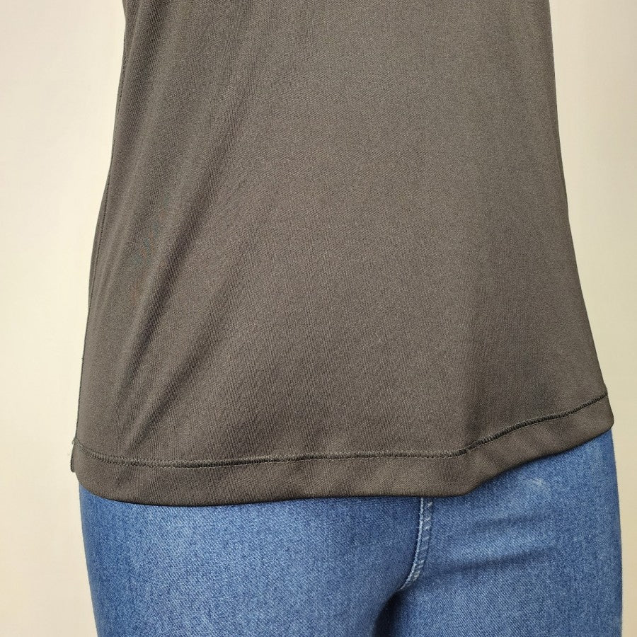 Reebok Black Athletic V Neck Sleeveless Top Size M