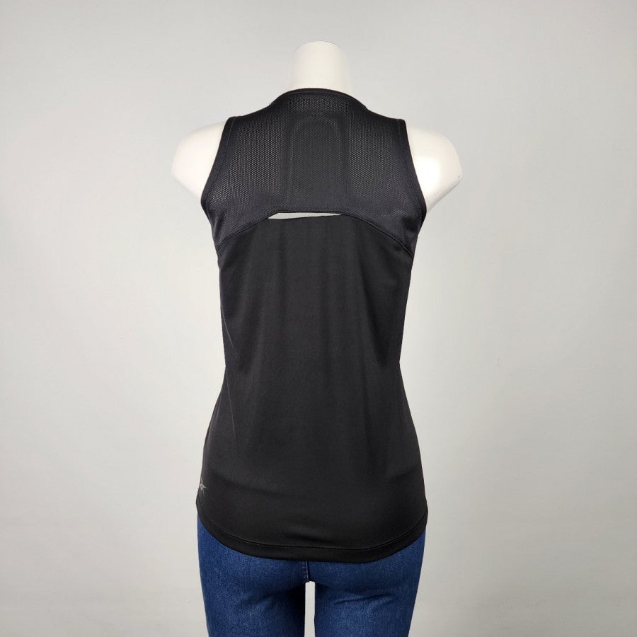 Reebok Black Athletic V Neck Sleeveless Top Size M
