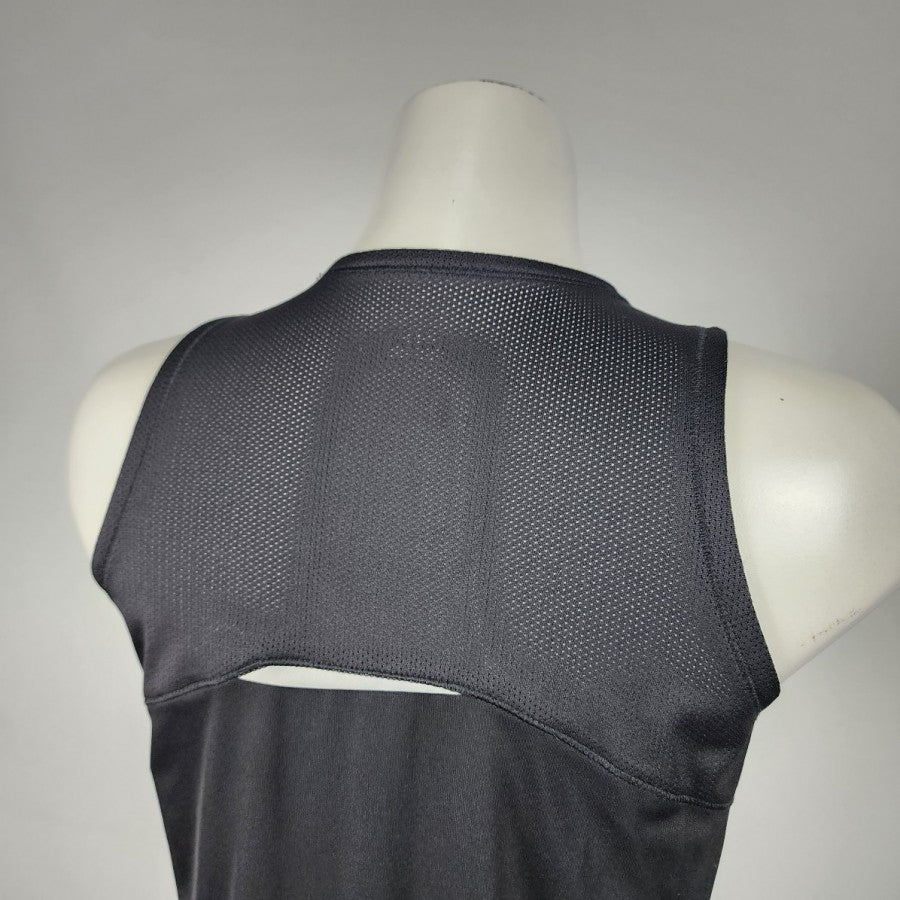 Reebok Black Athletic V Neck Sleeveless Top Size M