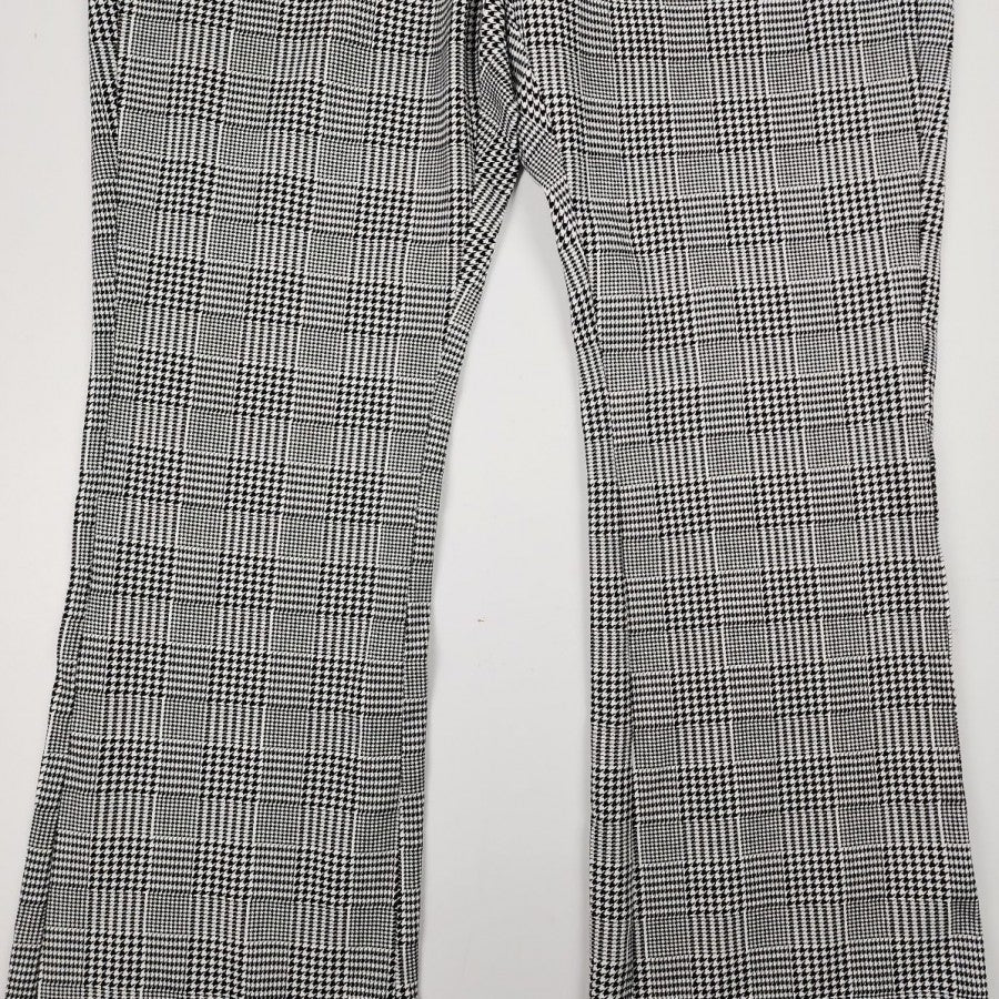 Torrid Black Houndstooth Wide Leg Trousers Pants Size 18