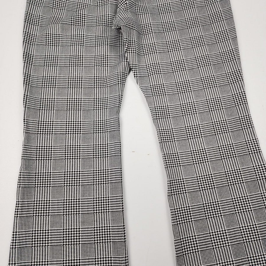 Torrid Black Houndstooth Wide Leg Trousers Pants Size 18