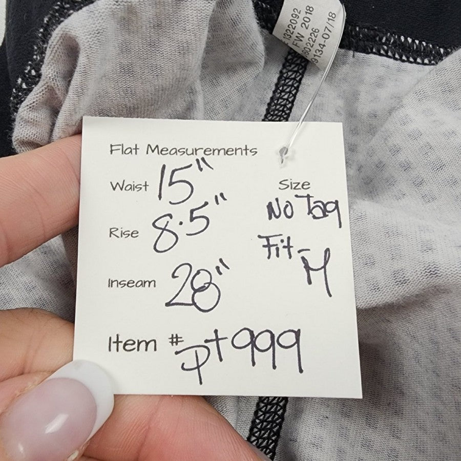 Under Armour Grey Check Print Leggings Size M