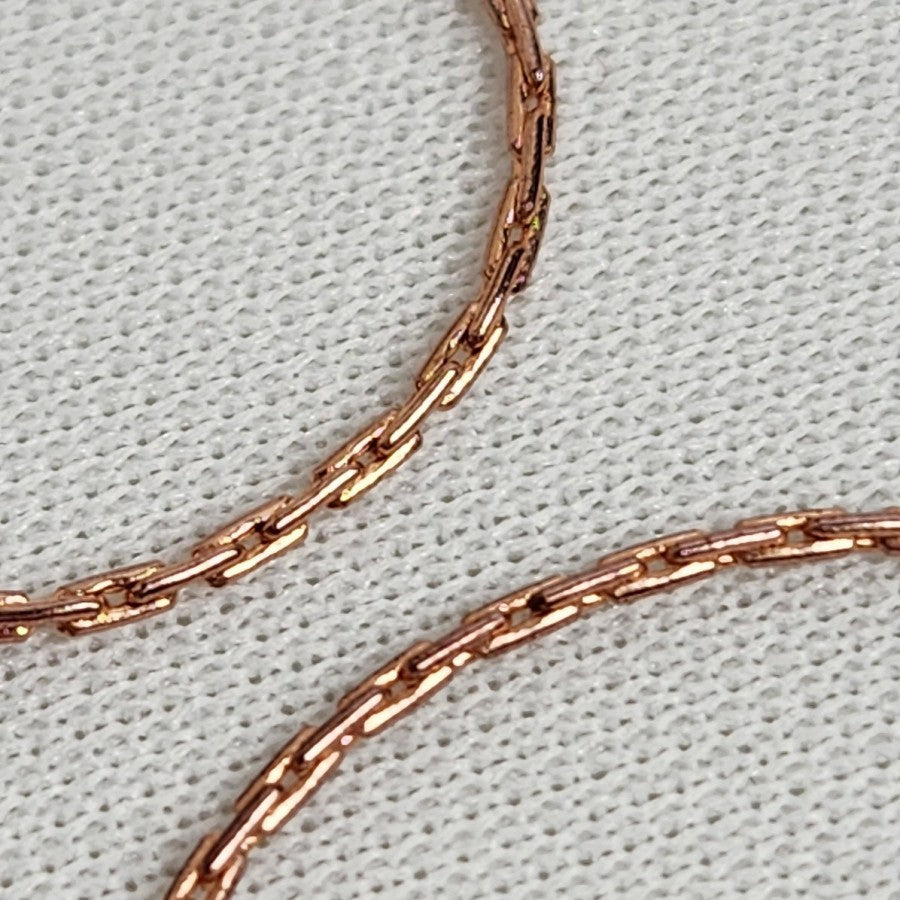 Copper Butterfly Pendant Delicate Chain Necklace