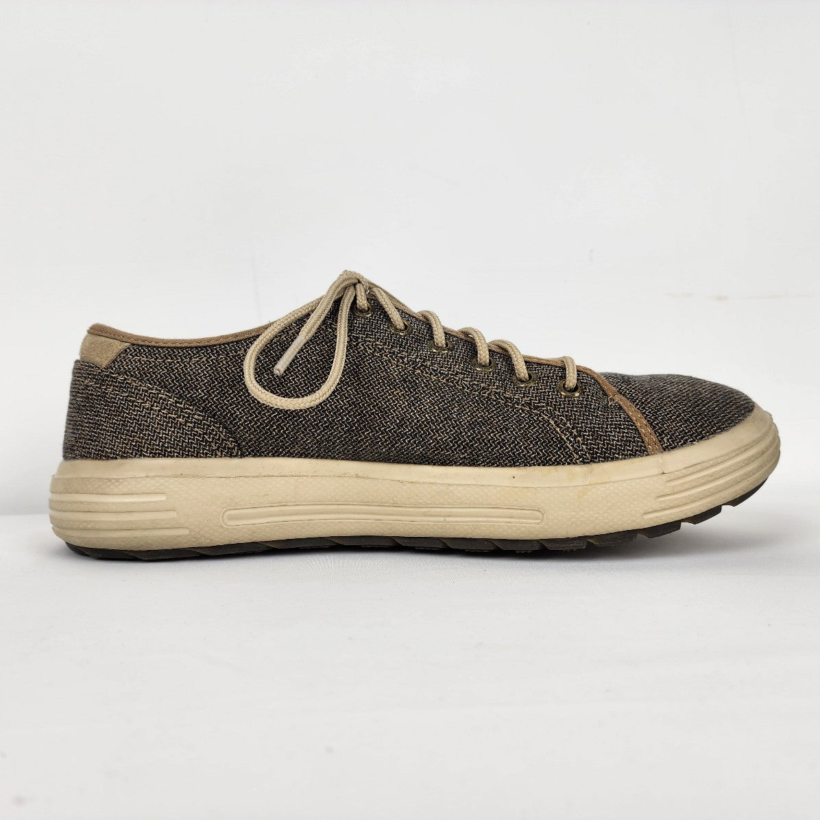 Skechers Classic Fit Air Cooled Memory Foam Brown Kint Runners Mens Size 9.5