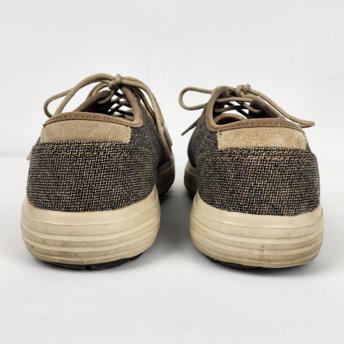 Skechers Classic Fit Air Cooled Memory Foam Brown Kint Runners Mens Size 9.5