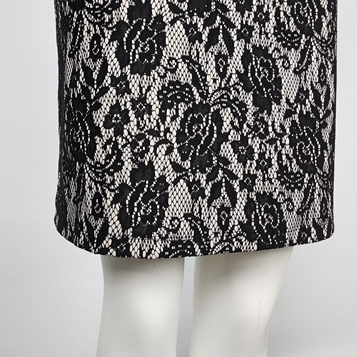 AA Studio Black Lace Sheath Dress Size 8