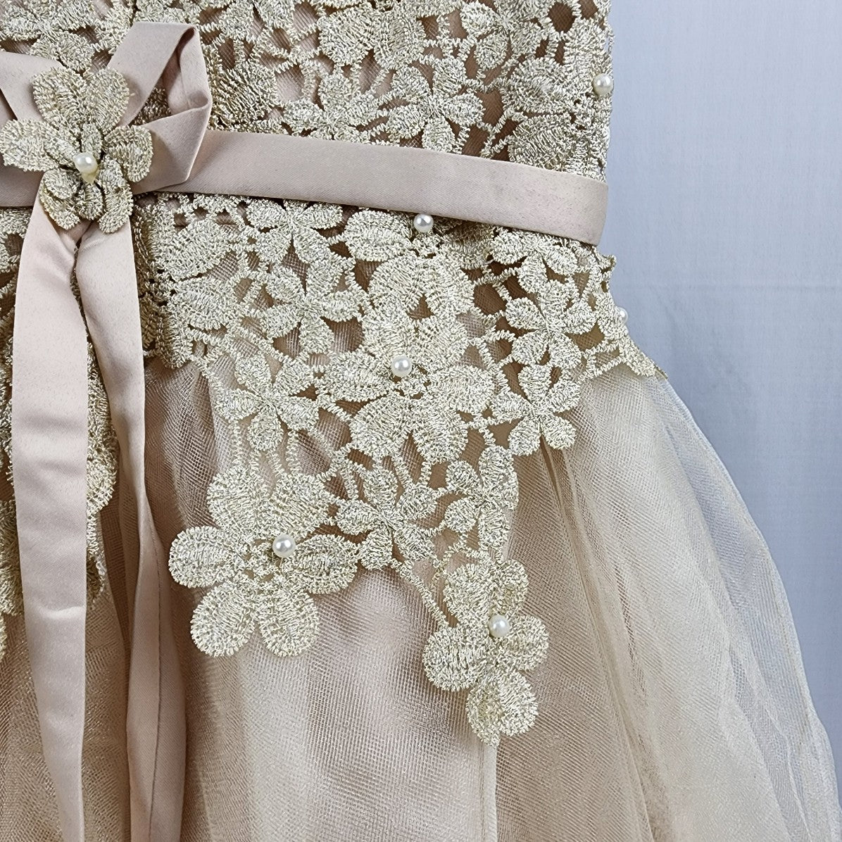 Trish Scully Child Flower Girl Dress Size 4